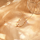Halsketten mit Schmetterlingsanhänger aus Edelstahl RT7802-1-4