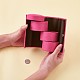 ジュエリーディスプレイ  ペセデーションボックス  ビロードおよび繊維板で覆われる  濃いピンク  13.5x7.5cm ODIS-TA0001-01B-9