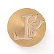 (Defective Closeout Sale: Oxidized)Wax Seal Brass Stamp Head AJEW-XCP0001-40-7