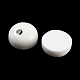 オペーク樹脂カボション  面白い目  ホワイト  13.5x7mm RESI-H151-09-3