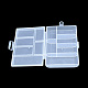 Recipientes de almacenamiento de abalorios de plástico CON-R009-03-2