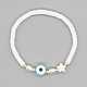 Bracelet extensible en perles de coquillage BJEW-BB727272796-B-1