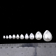 Cabujones de perlas de imitación de plástico ecológico MACR-S283-02A-27-3