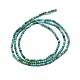 Chapelets de perles en turquoise de HuBei naturelle G-A177-04-15-2