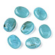 Abalorios de acrílico oval de piedras preciosas de imitación OACR-R047-13-1