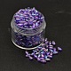AB Color Plated Rice Electroplated Eco-Friendly Transparent Acrylic Beads PACR-I002-21-1