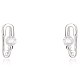 925 Sterling Silber Ohrstecker EJEW-BB40201-A-1