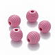 Painted Natural Wood Beehive European Beads WOOD-Q040-019A-A02-1