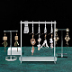 SUPERFINDINGS Acrylic Earring Displays Clear Hanger Earrings Display Stand with 8 Hangers for Jewelry Display Supplies Hanging Earring Show EDIS-FH0001-01-6