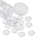 NBEADS Transparent Oval Glass Cabochons GGLA-NB0001-02-1