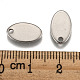 201 Stainless Steel Stamping Blank Tag Pendants STAS-H037-1-3