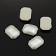Faceted Rectangle Taiwan Acrylic Cabochons K62-10x14-J2-1
