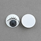Colors Wiggle Googly Eyes Cabochons With Eyelash DIY Scrapbooking Crafts Toy Accessories KY-S003-20mm-04-1