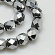 Electroplate Glass Beads Strands EGLA-F002-F09-1