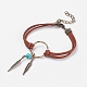 Alloy Charm Bracelets BJEW-JB03770-1