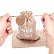 Bolsas de embalaje de cáñamo nbeads y etiquetas de precio de papel kraft para exhibición de joyas ABAG-NB0001-12-7