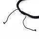Set di bracciali con perline intrecciate in filo di nylon regolabili per san valentino BJEW-JB06238-6