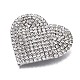 Crystal Rhinestone Heart Lapel Pin JEWB-T002-35S-4