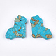 Synthetic Turquoise Pendants TURQ-T003-22A-2