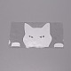 防水 3d ペット ウォール ステッカー  マスキングテープ付  車の装飾用  猫  ブラック  7.9x15.6x0.01cm DIY-WH0257-58B-2