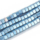 Chapelets de perles en hématite synthétique sans magnétiques G-N0318-03A-1