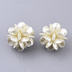 Handmade ABS Plastic Imitation Pearl Woven Beads FIND-S319-31B-02-2