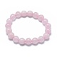 Braccialetti di stirata del branello del quarzo di rosa naturale&nbsp;BJEW-K212-A-045-6