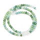 Transperant Electroplate Glass Beads Strands X-GLAA-P056-4mm-B04-2