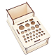 Caja de almacenamiento de madera CON-WH0079-39-1