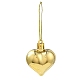 Decoraciones colgantes de corazón de plástico electrochapado para el día de San Valentín KY-D020-02A-4