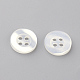 4-Rondelle botones de plástico BUTT-S020-11-14mm-2