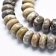 Natural Fossil Coral Beads Strands G-K256-10E-3