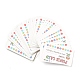 Rectangle Paper Reward Incentive Card DIY-K043-05-01-2