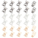 WADORN 30Pcs 3 Colors Alloy Trench Coat Buckle Clips FIND-WR0010-11-1