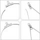 Kits de boucles d'oreilles bricolage DIY-CJ0001-72-6