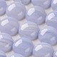 Dome/Half Round Natural Blue Lace Agate Gemstone Cabochons G-J330-04-18mm-1