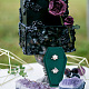 Halloween Theme Coffin Shaped Velvet Finger Ring Boxes VBOX-WH0015-01B-6