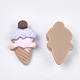 樹脂カボション  模造食品  アイスクリーム  ミックスカラー  24x14x6mm CRES-T010-143-2
