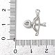 Подвески из латуни с прозрачным фианитом KK-L238-11P-3