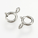 925 Sterling Silver Spring Ring Clasps STER-K037-069A-2