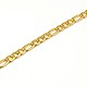 Модные ожерелья 304 из нержавеющей стали Figaro цепи для мужчин STAS-A028-N017G-2