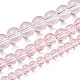 Transparent Glass Beads Strands GLAA-T032-T4mm-10-4