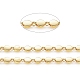 Handgefertigte Perlenkette aus Messing CHC-G006-17G-1