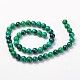 Brins de perles turquoise (jaspe) teints et jaunes naturels X-GSR8mmC094-3