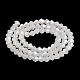 Imitation Jade Electroplate Glass Beads Strands GLAA-F029-J4mm-C06-2