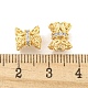 Латунные микропаве из прозрачного кубического циркония KK-Z044-05G-3