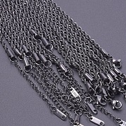 Ожерелья из цепочек-веревок из нержавеющей стали 304 HK1037-4