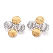 Серьги-гвоздики из нержавеющей стали 304 EJEW-N059-17GP