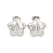Серьги-гвоздики из нержавеющей стали марки 304 EJEW-L290-024P
