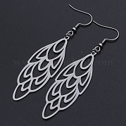 Серьги-подвески из нержавеющей стали 201 STAS-S105-JN612-1
